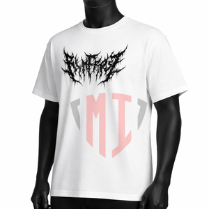 Camiseta estampada para hombre con gráfico abstracto, cuello redondo, manga corta, algodón suave, informal, elegante, diseño personalizado, suministro de fábrica OEM - Product Image 3