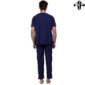 Uniforme médico de enfermería antiarrugas de secado rápido, transpirable, suave, cómodo, hecho a medida, para hombres - Product Image 2