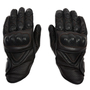 Biker Racing invierno negro cuero de vaca genuino impermeable transpirable de alta calidad Unisex guantes de moto carreras de motos - Product Image 3