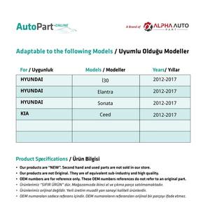 Polea del elevalunas delantero derecho para Hyundai i30, Elantra, Sonata, Kia Ceed - Product Image 2