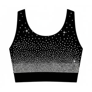 Sujetador deportivo cómodo para cheerleading, top atlético adecuado para entrenamiento, rendimiento y uso activo. - Product Image 1