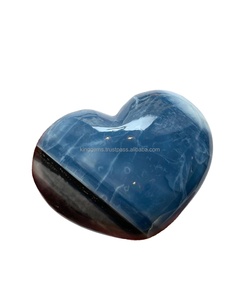 CRISTAL NATUREL DE PIERRE DE COEUR D'OPALE BLEUE OWYHEE pour REIKI GUÉRISON FENG SHUI STYLE HOMEDECOR Pierre Semi-Précieuse Artisanat - Product Image 1