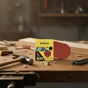 Stanley 125 mm pour disques de ponçage Velcro, multi-pack avec accouplement rapide - Product Image 3