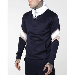 Vente chaude, survêtement pour homme en coton molletonné, 2 pièces, décontracté, de haute qualité, surdimensionné, tendance, pour garçon - Product Image 1