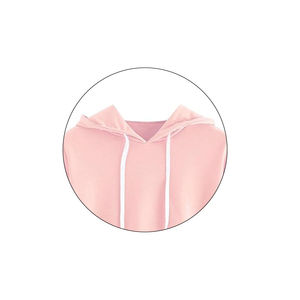 Sudadera con capucha recortada Unisex de algodón y poliéster de alta calidad para mujer - Product Image 5