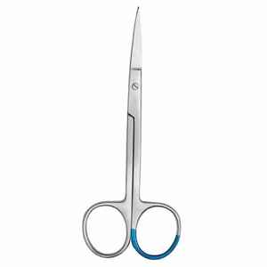 Ciseaux Kelly de qualité supérieure Instruments chirurgicaux de dentiste en or incurvés droits avec des ciseaux Tc pointus incurvés de 160mm - Product Image 1