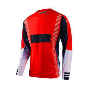 Trajes de Motocross de último diseño, Jersey de carreras de Motocross personalizado, Material 5% de nailon, 95% de poliéster, impresión Digital completa de alta calidad - Product Image 5