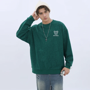 Sudadera con estampado completo para hombre de alta calidad, con precio directo de fábrica hecha a medida, nuevo diseño de moda para el invierno - Product Image 1