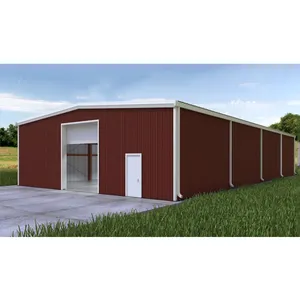 Customized Prefabricated Engineered Steel Structure Hangar Shed/Showroom/Supermarket Building/ Warehouse /Workshop