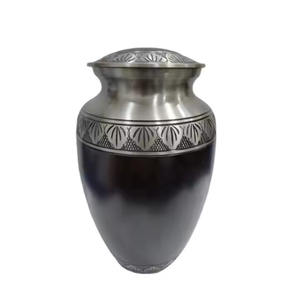 Millennium Handicrafts' estilo europeo y americano clásico aluminio urna esmalte recubierto cremación pegatina suministros funerarios - Product Image 4