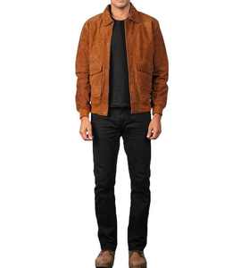 Chaqueta de hombre de calidad de moda de cuero de diseño personalizado con servicio OEM de OSTROWEARS ENTERPRISES - Product Image 6