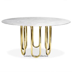 โต๊ะข้างสีทองสำหรับตกแต่งบ้านสินค้ามาใหม่ล่าสุดทำด้วยมือขนาดทรงกระบอกโต๊ะขัดเงาโต๊ะดื่มได้ - Product Image 2