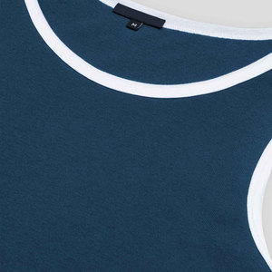 Débardeur d'été personnalisé pour hommes haut de fitness sans manches en coton respirant oem avec logo conçu pour une utilisation de marque privée en streetwear de gym - Product Image 4