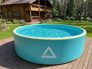ISKYPOOL Piscine thermale gonflable en PVC de grande taille pour la natation des enfants et des nouveau-nés - Product Image 3