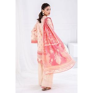 Conjunto de traje de 3 piezas de tela estampada rosa sin costuras para mujer - Product Image 5