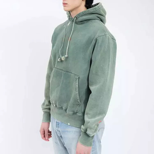 Sudaderas con capucha de calidad superior lavadas con ácido personalizadas para hombres Servicio ODM de etiqueta privada bordada de invierno con el mejor material y logotipo - Product Image 2