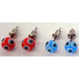 Boucles d'oreilles mode Stud Design mauvais œil - Product Image 2