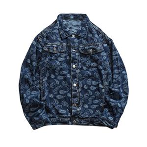 Nouveau design de manteaux en jean pour hommes veste en jean avec poche boutonnée vêtements d'extérieur de marque pour automne hiver veste en jean pour hommes - Product Image 4