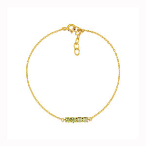 สร้อยข้อมือแฟชั่นใหม่สุดอินเทรนด์กำไล925เงินสเตอร์ลิงประดับหินอัญมณี - Product Image 1