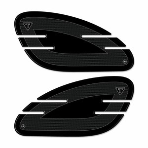 2 Pezzi Protezioni Ginocchia 3D per Serbatoio Moto, Compatibili con Giubbotti da Donna Triumph Street Twin-Cup, Accessorio - Product Image 2