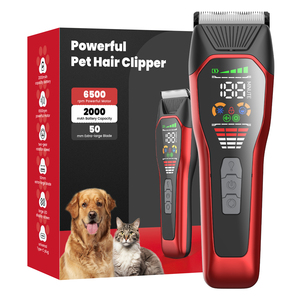 Professional High-Power LCD Dog Cat Pet <strong>Hair</strong> <strong>Clippers</strong> Stainless Steel Pet Grooming <strong>Hair</strong> Shaver With 50mm Large Blade - Product Image 3