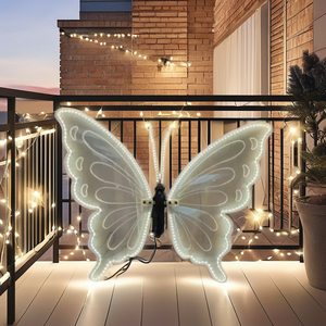 Buiten Tuin Led Vlinders Decoratie Kleurrijke Gesimuleerde Dynamische Insectenvlinder Led Lights - Product Image 2