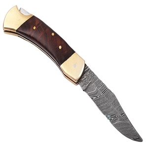 Hand made damascus folding Back <b>lock</b> multi functional Stainless steel handle Smk1313 folding pocket <b>knife</b> Damascus steel - Product Image 1