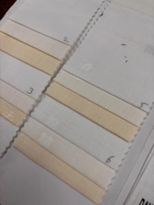 36" Danmark Linen Poly <b>Viscose</b> Dobby <b>Fabric</b> Plain Dyed Suit Material for Girls, Boys Export Quality - Product Image 4