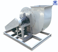 Ventilateur d'extraction de poussière à moteur autonome avec lames en acier inoxydable anti-colmatage pour copeaux de bois et sciure