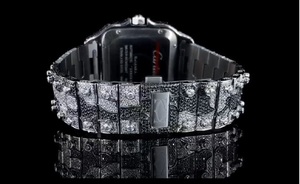 Reloj completo Iced Out, reloj de pulsera de 40MM, reloj Moissanite para hombre, reloj estilo Hip Hop, reloj automático de acero inoxidable - Product Image 3