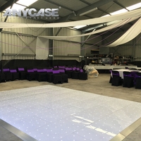 Piste de danse étoilée à LED avec lumière LED pour la décoration de mariage