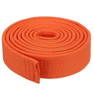 Cinturones de Entrenamiento de Taekwondo, Karate y Judo, Cinturón Profesional de Artes Marciales con Opciones de Rayas, OEM Disponible - Product Image 1