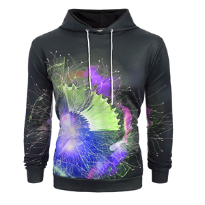 Nueva Sudadera con Capucha de Forro Polar Sublimado para Hombre, Cantidad al por Mayor 2025, Precios Razonables, Moda Otoñal, Ligera y Ecológica, Venta al por Mayor - Product Image 5