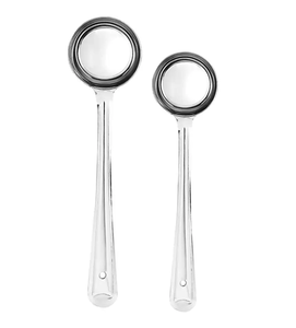 Juego de servir de acero hecho a mano al por mayor para bodas, cuchara para ensalada, utensilios de tamaño estándar, los más vendidos - Product Image 3