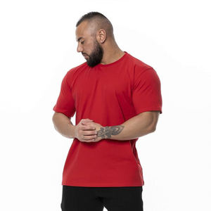 Trade ASSURANCE Boxy Camisetas de gran tamaño | Boxy Drop Shoulder T Shirt Tee Logotipo personalizado Color Size \ T-shirts para hombres Plus Fitness - Product Image 6