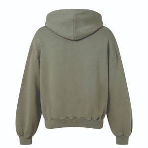 Sérigraphie personnalisée de haute qualité Sweat à capuche zippé de grande taille Sweat à capuche pour hommes en coton polaire lourd et surdimensionné avec fermeture éclair - Product Image 2