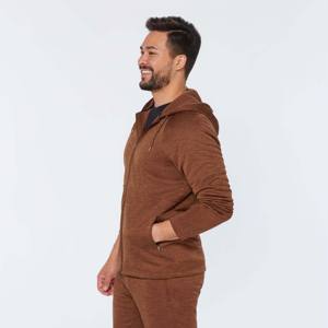 Sudadera con capucha y cremallera completa para hombre, suave y cálida para uso diario - Product Image 4