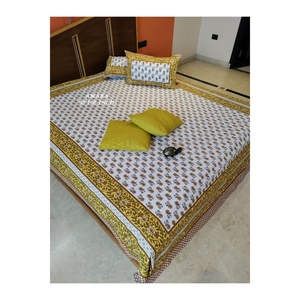 Amara & Masakali 93x108พร้อมปลอกหมอนอิงมือ2ชิ้นผ้าปูเตียงขนาดควีนไซส์พรีเมียมคอลเลกชัน AMBS062ล่าสุด - Product Image 4