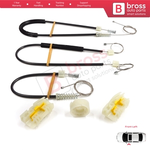 Juego de Reparación de Elevalunas Eléctrico BWR453, Puerta Delantera Izquierda para Leon MK2 1P 1P1 2005-2012 5 Puertas HB 1P0837461A - Product Image 4