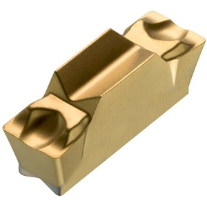 Inserto de Torneado Indexable ISO LCMF 051604-CMT8330 de 5 mm de Ancho con Recubrimiento PVD Dorado, Paquete de 10 - Product Image 1