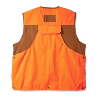 Gilet de chasse Orange Upland pour le confort à sec et le jeu de tir pour les sports de plein air