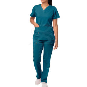 Uniforme d'infirmière élégant pour les travailleurs de la santé Uniforme d'hôpital avec un tissu confortable et respirant pour une utilisation toute la journée - Product Image 1