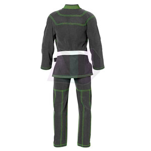 Tenue d'arts martiaux confortable, uniforme de BJJ, ensembles de kimono de Jiu-Jitsu, logo frontal, tenue d'entraînement lisse conçue pour une mobilité totale - Product Image 3