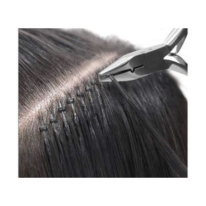 Herramientas profesionales para extensiones de cabello, juego de alicates de acero inoxidable de gran venta con herramienta de bucle para extensiones de cabello - Product Image 6