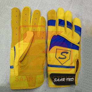 Gants de frappeur de baseball et de softball unisexes de haute qualité en cuir d'origine pour droitiers pour le sport. - Product Image 3