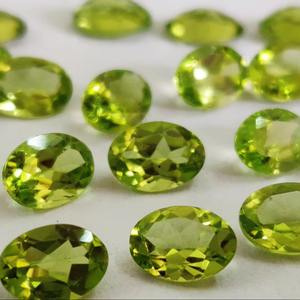 Peridoto Natural Corte Ovalado 8x10mm Facetado-Peridoto Suelto Corte Ovalado Calidad AAA - Product Image 1