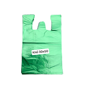 ถุงพลาสติก-ถุงช้อปปิ้ง-ถุงบอลลูนซุปเปอร์มาร์เก็ตสีเขียว - Product Image 1