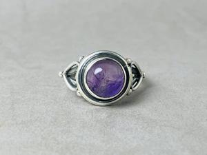 Wholesale Manufacturer Stock 925 Sterling <b>Silver</b> Amethyst Gemstone <b>Ring</b> for Wedding or Daily Wear <b>Couple</b> <b>Rings</b> - Product Image 2
