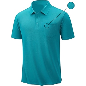 Polos de algodón 100% al por mayor, camisetas de hombre con logotipo personalizado de alta calidad, camisetas de polo de Jersey de uniforme en blanco para hombre - Product Image 2