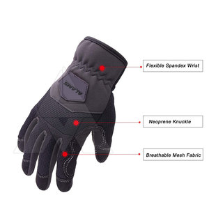 Gants de mécanicien en cuir avec logo personnalisé, vêtements de travail, résistance à la chaleur, gants de mécanicien à vendre - Product Image 5